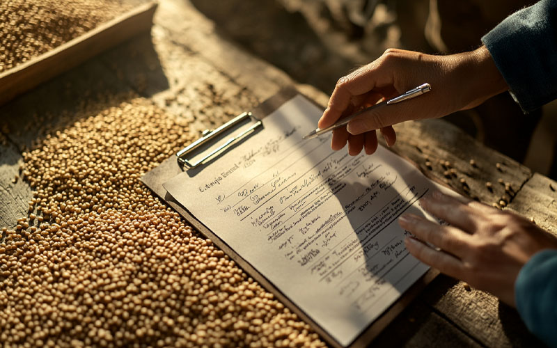 Quality inspection of organic produce